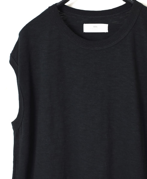 GNSL24043 SLUB VINTAGE CREW-NECK FRENCH/SL LONG SHIRT