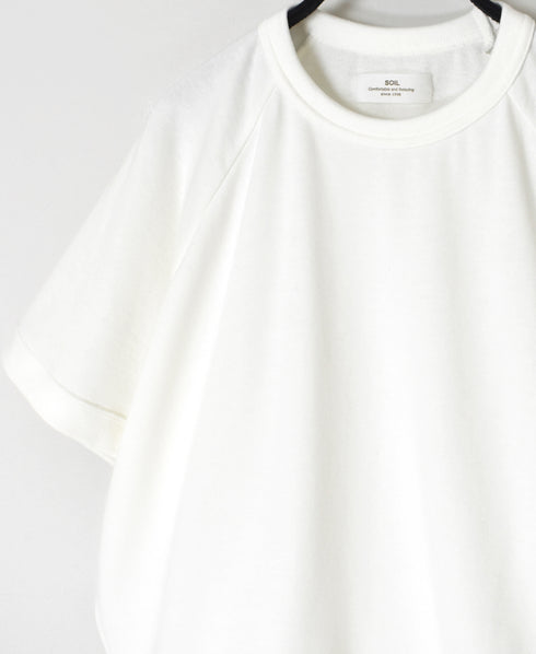 GNSL25031 COMBED COTTON FRENCH TERRY FRENCH/SL CREW NECK T-SHIRT
