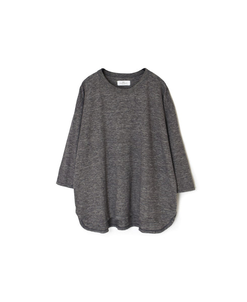 GNSL25041 SLUB VINTAGE CREW-NECK 3/4SL LONG SHIRT