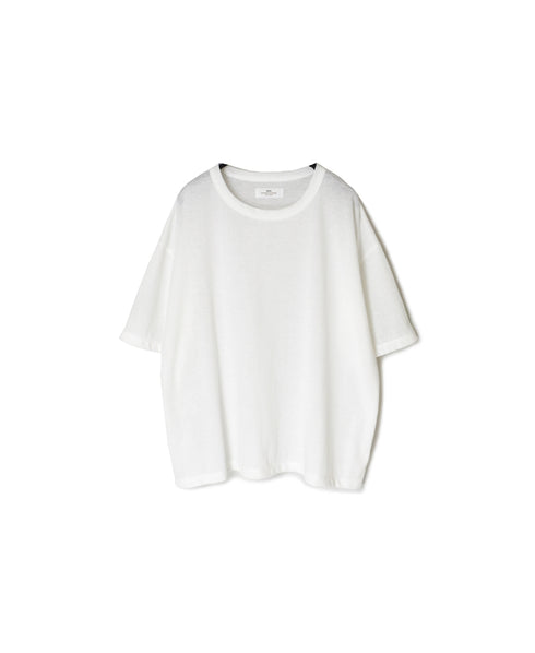 GNSL25052 GEORGETTE JERSEY CREW-NECK T-SHIRT