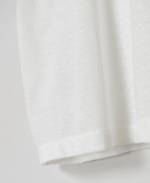 GNSL25052 GEORGETTE JERSEY CREW-NECK T-SHIRT