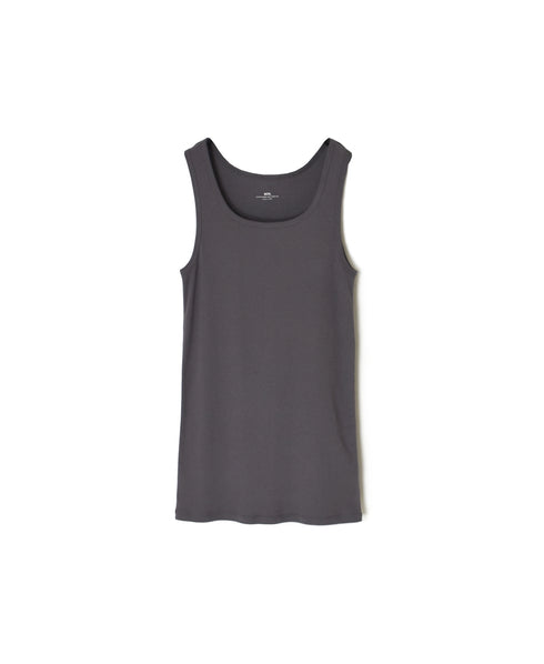 GNSL26021 40/1 RIB U-NECK TANK TOP