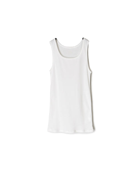 GNSL26021 40/1 RIB U-NECK TANK TOP