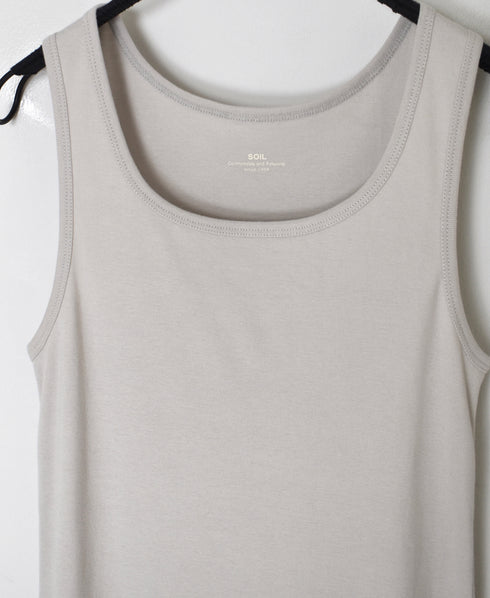 GNSL26021 40/1 RIB U-NECK TANK TOP