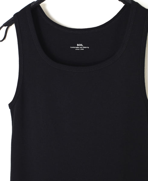 GNSL26021 40/1 RIB U-NECK TANK TOP