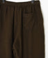 IMDSH2101LPD 60s AUTO LOOM LINEN PLAIN OVERDYE EASY CROPPED PANTS