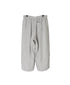 IMDSH2101LPD 60s AUTO LOOM LINEN PLAIN OVERDYE EASY CROPPED PANTS