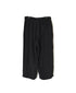 IMDSH2101LPD 60s AUTO LOOM LINEN PLAIN OVERDYE EASY CROPPED PANTS