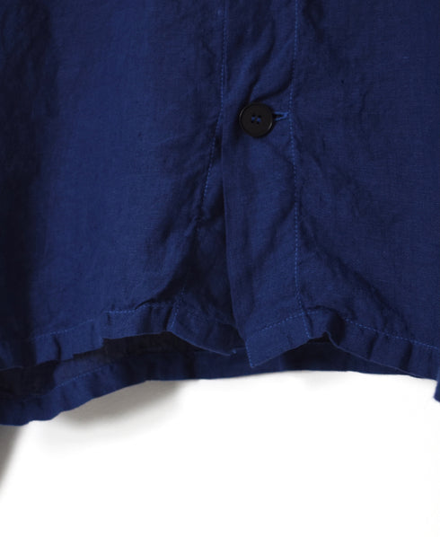 IMDSH2531LPD 60s AUTO LOOM LINEN PLAIN OVERDYE WORK JACKET