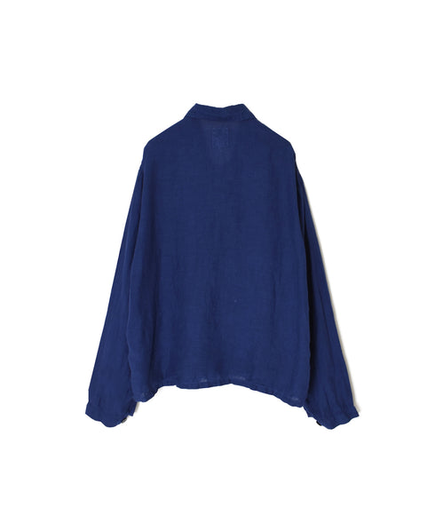 IMDSH2531LPD 60s AUTO LOOM LINEN PLAIN OVERDYE WORK JACKET