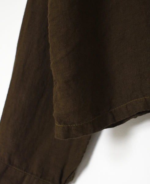 IMDSH2531LPD 60s AUTO LOOM LINEN PLAIN OVERDYE WORK JACKET