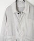 IMDSH2601LPD 60s AUTO LOOM LINEN PLAIN OVERDYE FLY FRONT JACKET