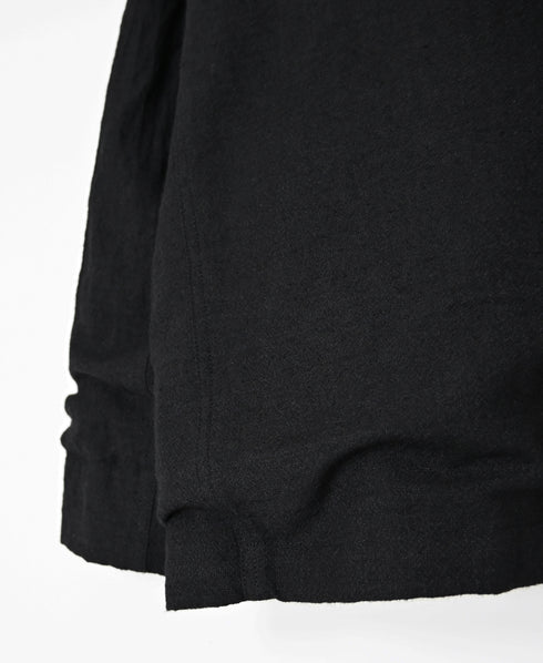 IMDSH26601 BOILED WOOL/LINEN PLAIN TAILORED JACKET
