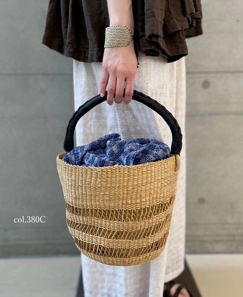 ZMD0408 BLOCK PRINT SCARF 60×60㎝