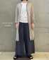 LNHT1713LC LINEN CHECK OVERDYE EASY PANTS