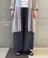LNHT1713LC LINEN CHECK OVERDYE EASY PANTS