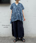 LNHT1713L LINEN PLAIN OVERDYE EASY PANTS