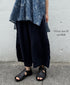 LNHT1713L LINEN PLAIN OVERDYE EASY PANTS