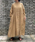 NMDS26514D 80s ORGANIC VOILE STRIPE (OVERDYE) BANDED SHIRT DRESS WITH MINI PINTUCK
