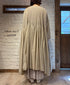NMDS26602D ORGANIC MICRO CHECK&VOILE PLAIN PATCHWORK OVERDYE PINTUCK PULLOVER DRESS