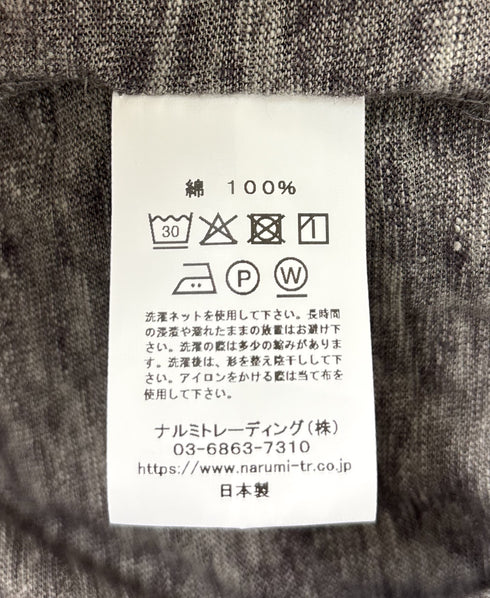GNSL24043 SLUB VINTAGE CREW-NECK FRENCH/SL LONG SHIRT