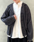 NSL26582 MINI CORDUROY CROSSHATCH PRINT HOODED BLOUSON