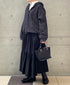 NSL26582 MINI CORDUROY CROSSHATCH PRINT HOODED BLOUSON