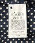 NSL26533 40s COTTON POPLIN DOT PRINT BANDED COLLAR BACK SIDE GATHERED DRESS