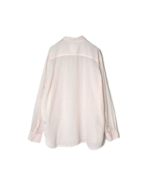 INAM2502G3D 30s GAUZE OVERDYE UTILITY REGULAR COLLAR SHIRT