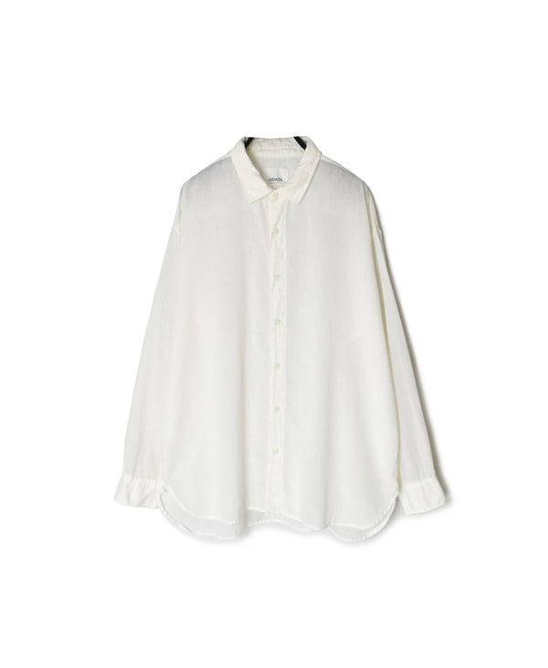 INAM2502G3D 30s GAUZE OVERDYE UTILITY REGULAR COLLAR SHIRT