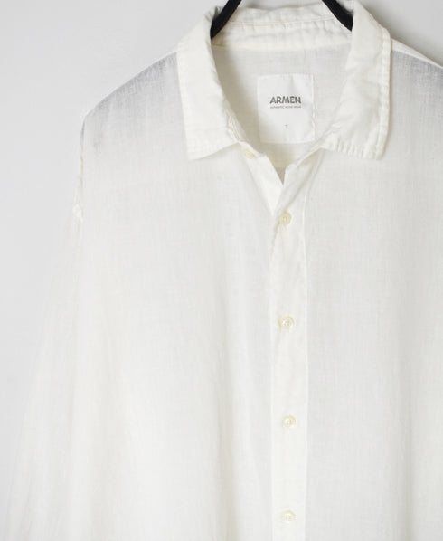 INAM2502G3D 30s GAUZE OVERDYE UTILITY REGULAR COLLAR SHIRT