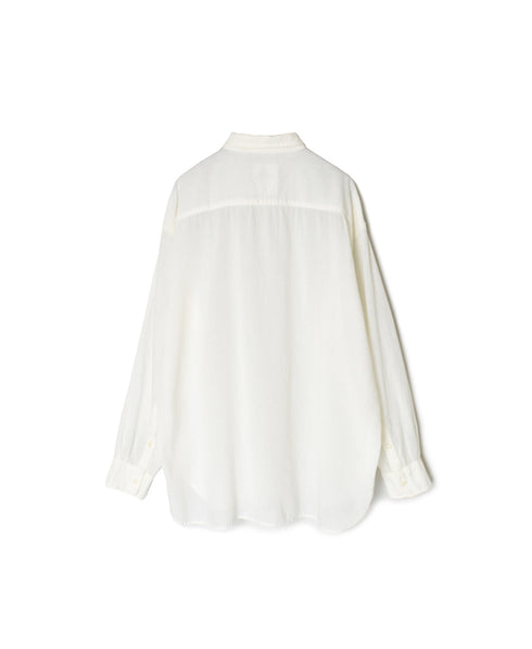 INAM2502G3D 30s GAUZE OVERDYE UTILITY REGULAR COLLAR SHIRT