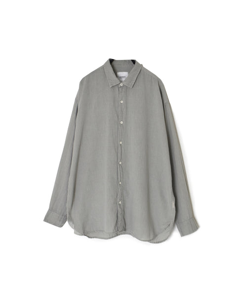 INAM2502G3D 30s GAUZE OVERDYE UTILITY REGULAR COLLAR SHIRT
