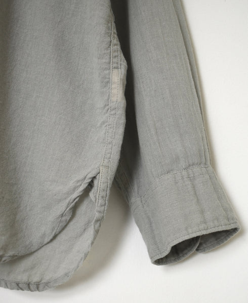 INAM2502G3D 30s GAUZE OVERDYE UTILITY REGULAR COLLAR SHIRT