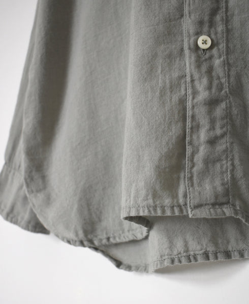 INAM2502G3D 30s GAUZE OVERDYE UTILITY REGULAR COLLAR SHIRT