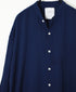 INAM2503G3D 30s GAUZE OVERDYE UTILITY BANDED COLLAR LONG SHIRT