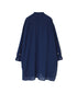 INAM2503G3D 30s GAUZE OVERDYE UTILITY BANDED COLLAR LONG SHIRT