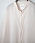 INAM2503G3D 30s GAUZE OVERDYE UTILITY BANDED COLLAR LONG SHIRT