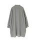 INAM2503G3D 30s GAUZE OVERDYE UTILITY BANDED COLLAR LONG SHIRT