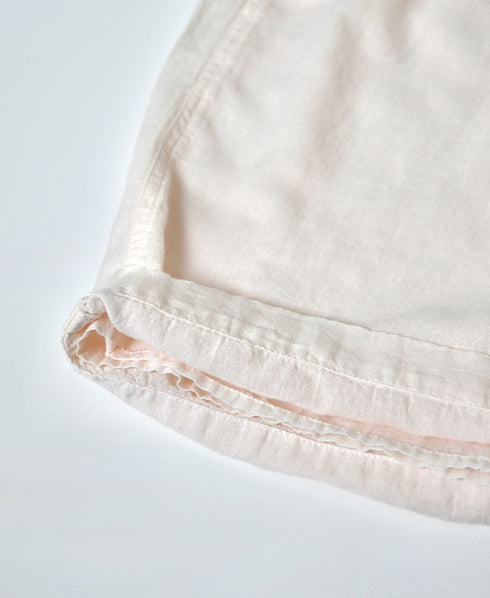INAM2505G3D 30s GAUZE OVERDYE GATHERED EASY PANTS WITH LINING