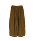 INAM2505G3D 30s GAUZE OVERDYE GATHERED EASY PANTS WITH LINING