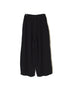 INAM2505G3D 30s GAUZE OVERDYE GATHERED EASY PANTS WITH LINING