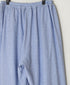 INAM2505S SEERSUCKER STRIPE WASH GATHERED EASY PANTS WITH LINING