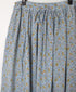INAM2515FD COTTON FLOWER PRINT GATHERED EASY SKIRT WITH LINING