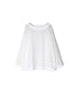 INAM2623 60s COTTON LAWN WASH BOAT NECK SMOCK