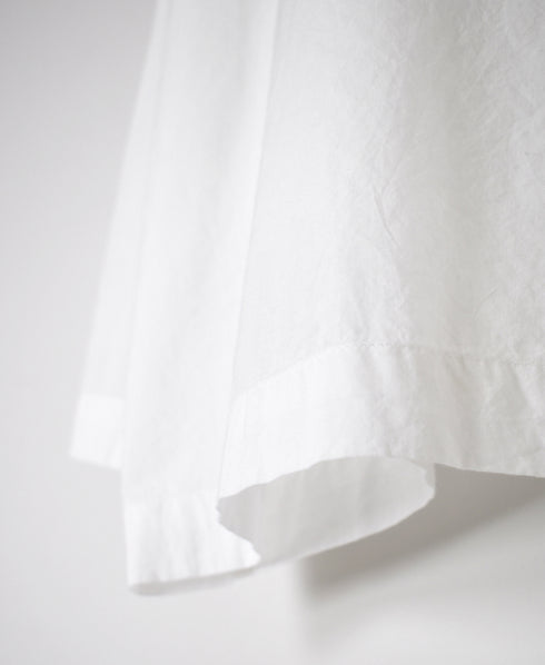 INAM2623 60s COTTON LAWN WASH BOAT NECK SMOCK