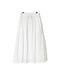 INAM2624 60s COTTON LAWN WASH PLEATED EASY SKIRT WITH LINING