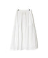 INAM2624 60s COTTON LAWN WASH PLEATED EASY SKIRT WITH LINING