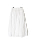 INAM2624 60s COTTON LAWN WASH PLEATED EASY SKIRT WITH LINING