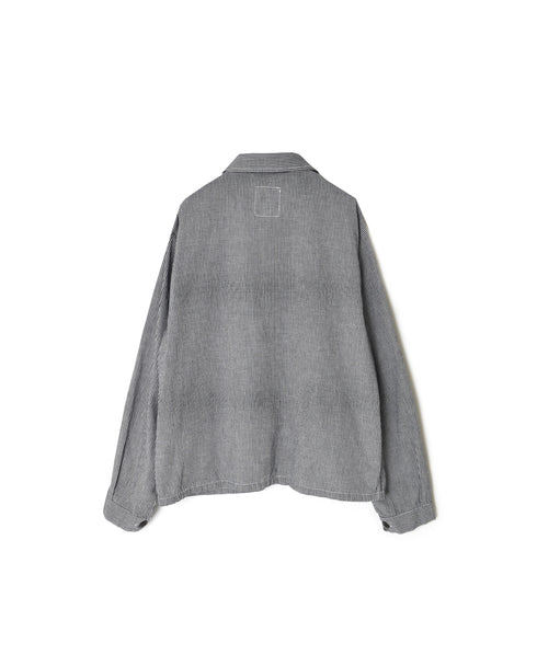 INAM2631C SEERSUCKER GINGHAM CHECK WASH AUTHENTIC WORK JACKET